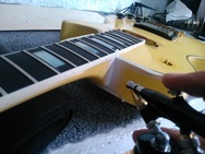 Pintura de guitarras - Gibson Les Paul Retoque