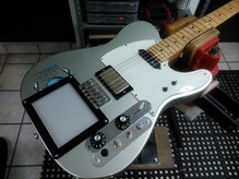 Instalación de Kaoss Pad y pastilla sustainer en guitarra telecaster - Modificación de guitarras