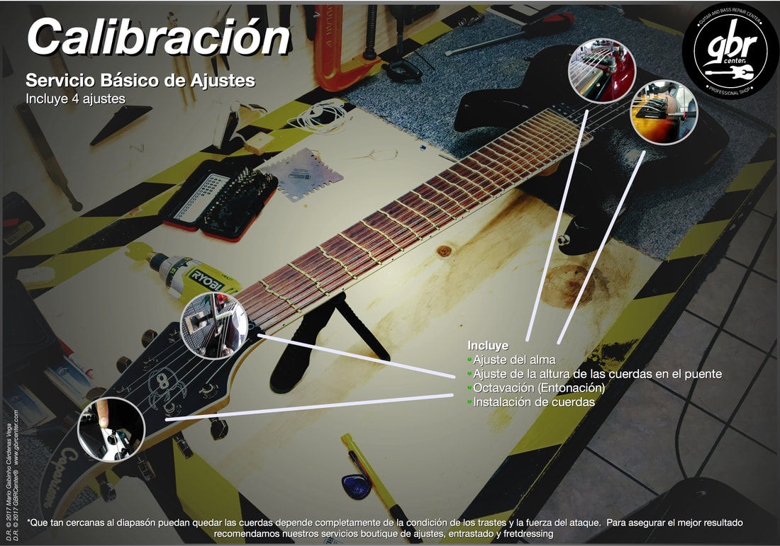 Calibración de Guitarras en Guadalajara