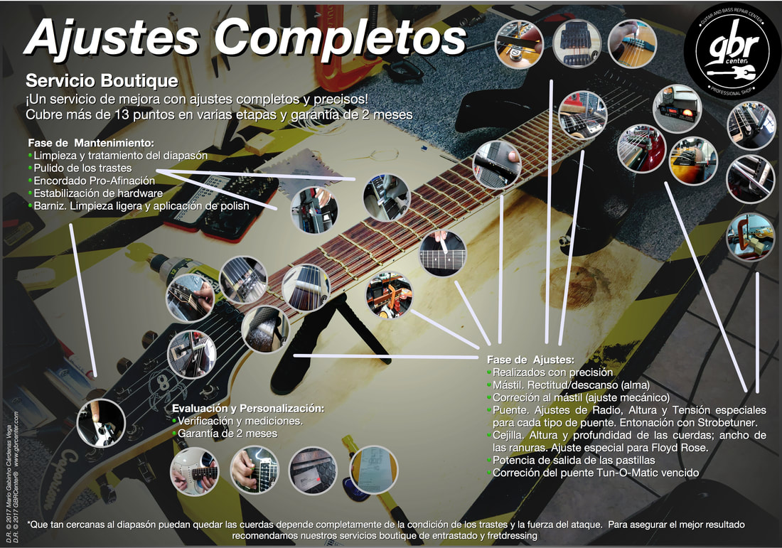 Calibración de Guitarras en Guadalajara - Setup